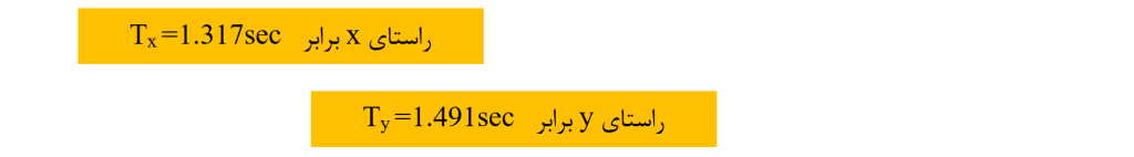 دوره تناوب اصلی سازه